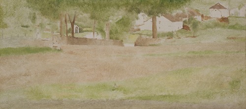 Landschap met brug te Fosset