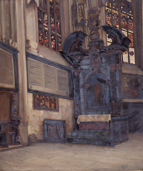 Interior of Saint Sebaldus’ Church in Nuremberg