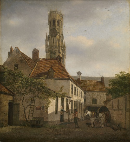 Inner Courtyard in Bruges