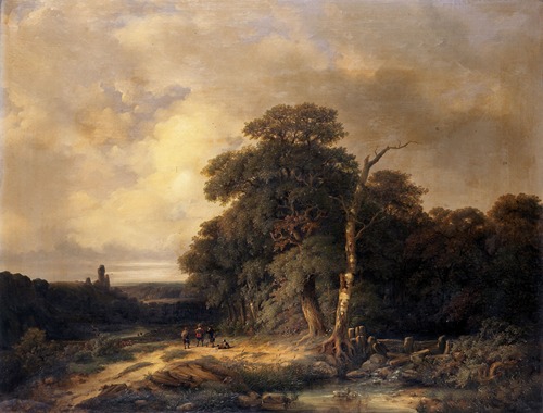 Landscape with Hunters