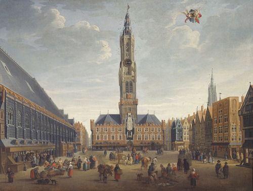 The Market Square in Bruges
