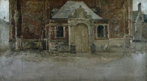 The Entrance to Saint Elizabeth’s Church in Ghent