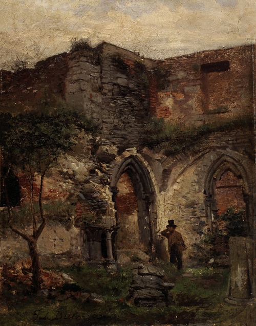 The Ruins of Saint Bavo’s Abbey in Ghent