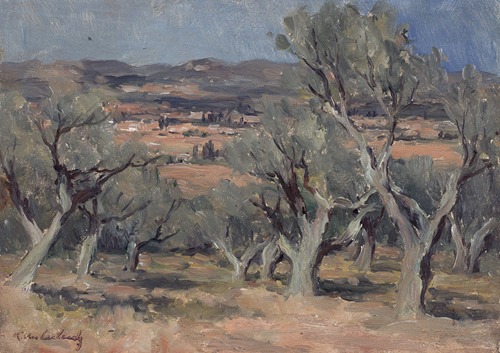 Southern Landscape with Olive Trees