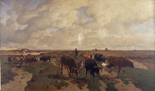 Landscape with Animals near Knokke-Heist