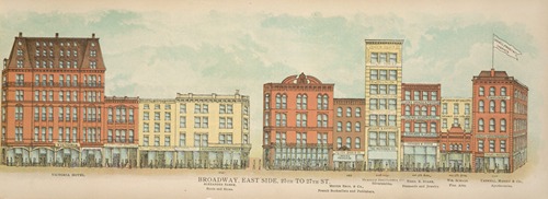 Broadway, East Side. 25th to 27th St.