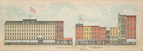 Broadway, East Side. 27th to 29th St.
