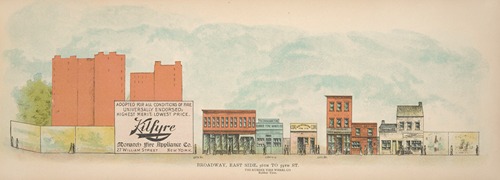 Broadway, East Side. 56th to 59th St.