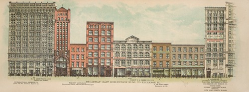 Broadway, East Side. Hudson Bldg. to Exchange Pl.