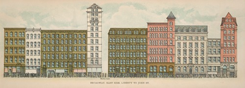 Broadway, East Side. Liberty to John St.