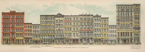 Broadway, East Side. Spring to Prince St.