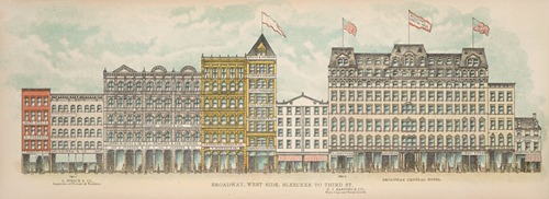 Broadway, West Side. Bleecker to Third St.