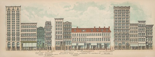 Broadway, West Side. Chambers to Thomas St.