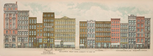 Broadway, West Side. Liberty to Dey St.