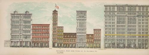 Broadway, West Side. Third St. to Waverly Pl.