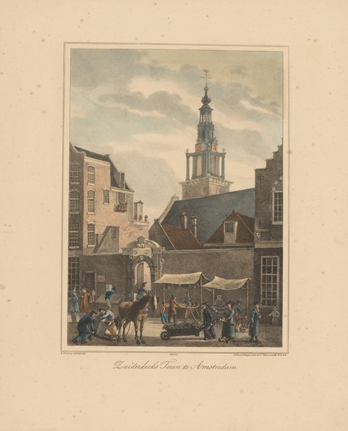 Zuiderkerks Toren te Amsterdam