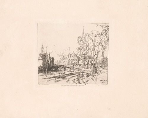 Le pont du Beguinage à Bruges