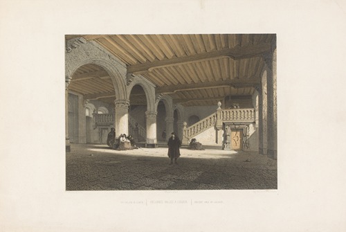 Ancient hall at Louvain
