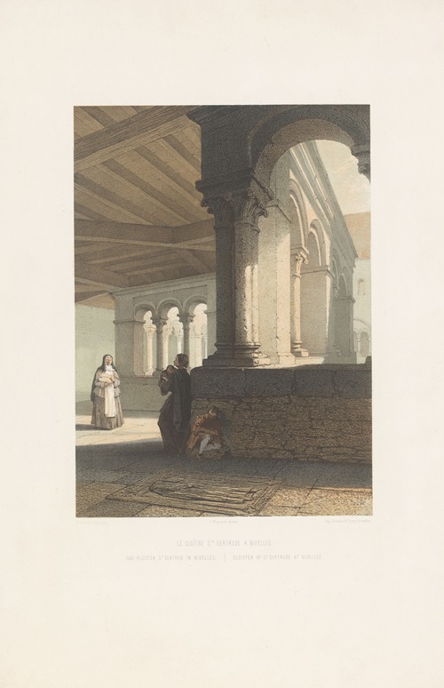 Cloister of St Gertude at Nivelles