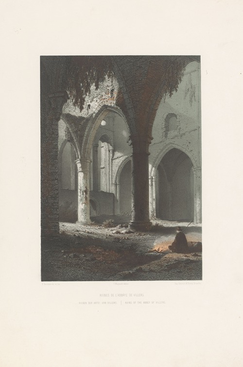 Ruins of the abbey of Villers