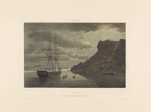 Curaçao. Het Fort Nassau en een gedeelte van het Schottegat