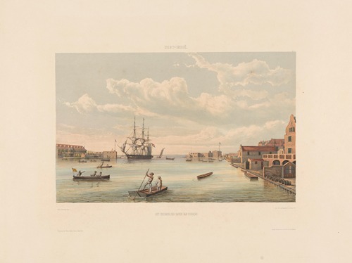 Het inkomen der haven van Curaçao