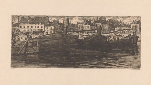 Schuiten in de Seine in Parijs