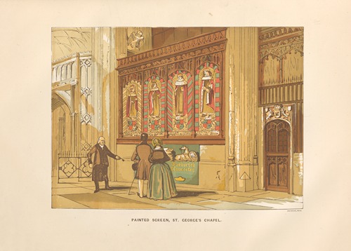 Painted Screen in St. George’s Chapel, Windsor