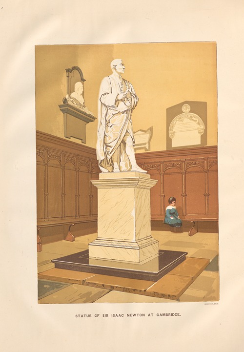 Statue of Sir Isaac Newton at Cambridge