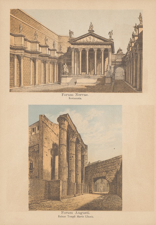 Forum Nervae, Forum Augusti