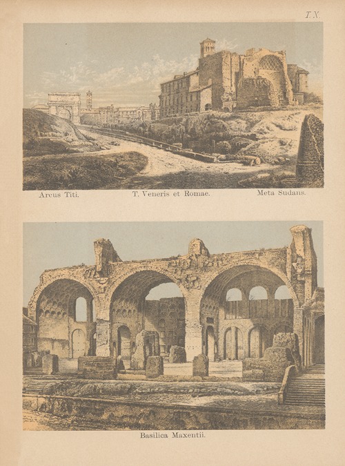 T. Veneris et Romae, Basilica Maxentii