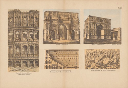 Frontis Colossei Pars, Arcus Constantini, Janus Quadrifrons