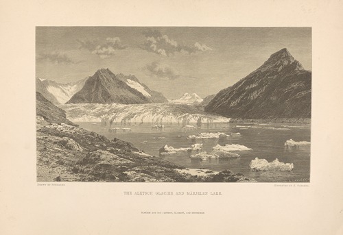 Schrader – The‎ ‎Aletsch‎ ‎Glacier‎ ‎and‎ ‎Marjelen‎ ‎Lake