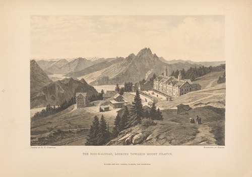 E.‎ ‎T.‎ ‎Compton – The‎ ‎Rigi-Kaltbad,‎ ‎looking‎ ‎towards‎ ‎Mount‎ ‎Pilatus