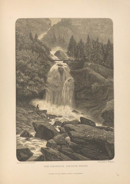 O.‎ ‎Frohlicher – The‎ ‎Giessbach,‎ ‎opposite‎ ‎Brienz
