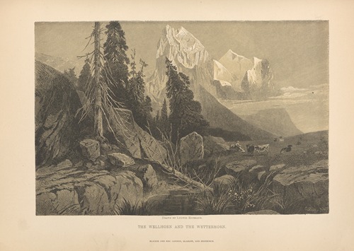 Ludwig‎ ‎Hofelich – The‎ ‎Wellhorn‎ ‎and‎ ‎the‎ ‎Wetterhorn