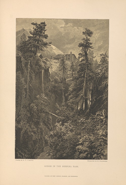 E.‎ ‎T.‎ ‎Compton – Gorge‎ ‎in‎ ‎the‎ ‎Bernina‎ ‎Pass