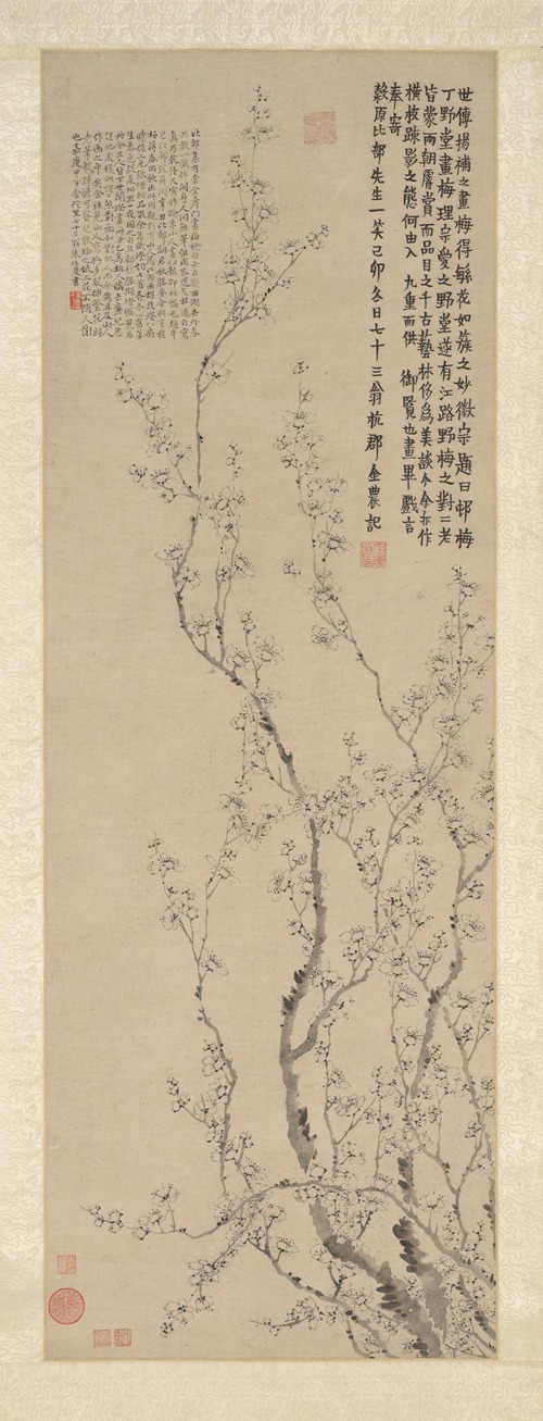 Blossoming plum