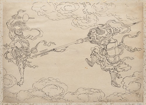 Album of Sketches by Katsushika Hokusai and His Disciples Pl.57