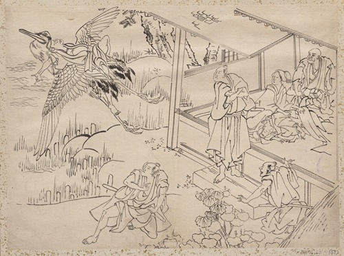 Album of Sketches by Katsushika Hokusai and His Disciples Pl.59