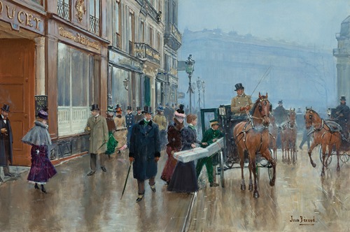 Le boulevard Saint-Denis à Paris - Artvee
