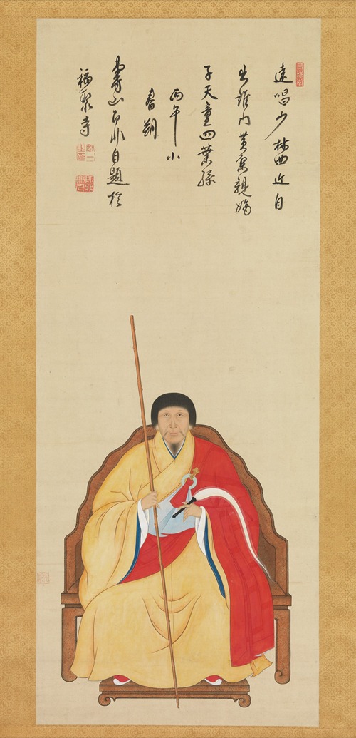 Portrait of the Ōbaku Zen Monk Jifei Ruyi (Sokuhi Nyoitsu)