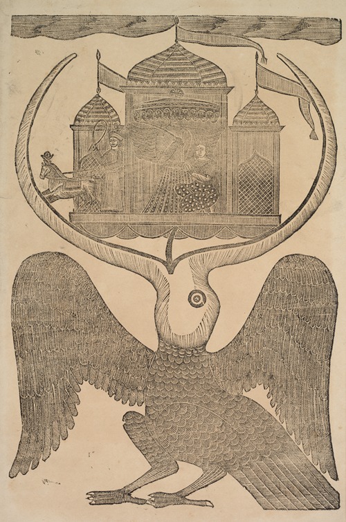 Jatayu hinders Ravana’s chariot trying to prevent Sita’s abduction