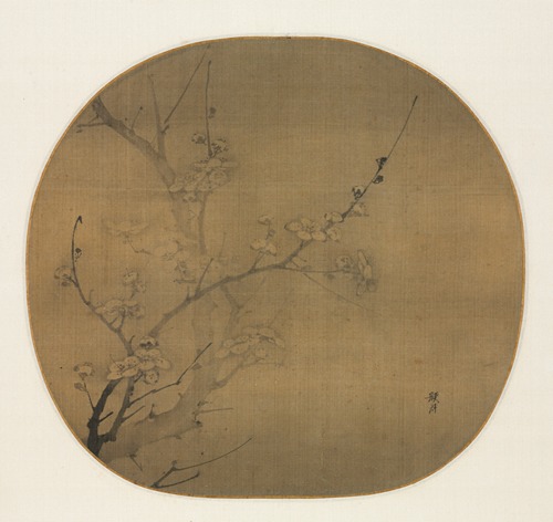 Plum Blossoms in Moonlight