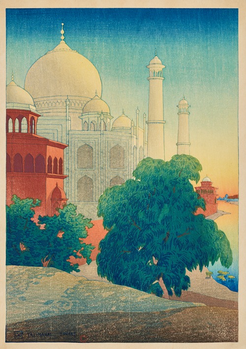 Taj Mahal, Sunset
