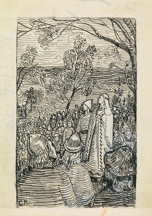 Ubenyttet illustrasjon, Snorre Sturlason, Kongesagaer, Kristianina 1899