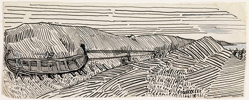 Ubenyttet illustrasjon, Snorre Sturlason, Kongesagaer, Kristianina 1899