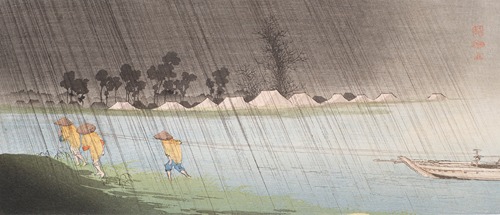 Towpath in the rain