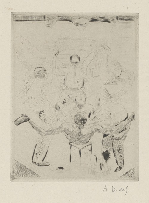 Tableau de la boxe, illustré de 29 gravures à l’eau-forte pl 23