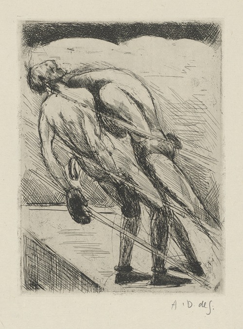 Tableau de la boxe, illustré de 29 gravures à l’eau-forte pl 27